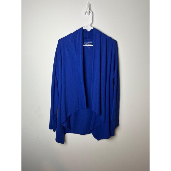 Coolibar Cardigan Womens Large Blue Open Front Wrap UPF 50+ Sun Protection Drape - Picture 2 of 8